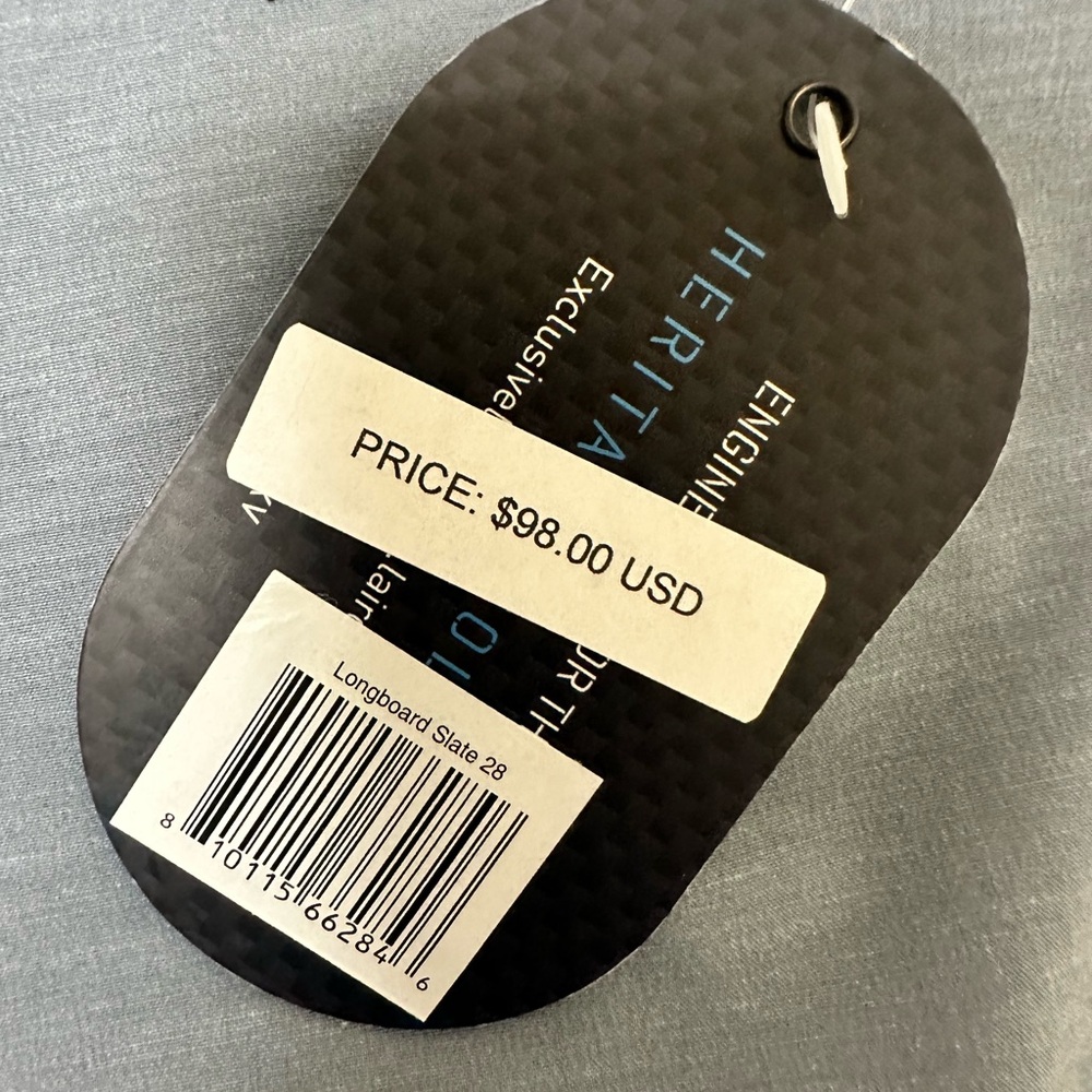 Nwt; LAIRD Apparel Pants Mens Blue Nylon Stretch Athletic Limited Edition - Picture 12 of 13